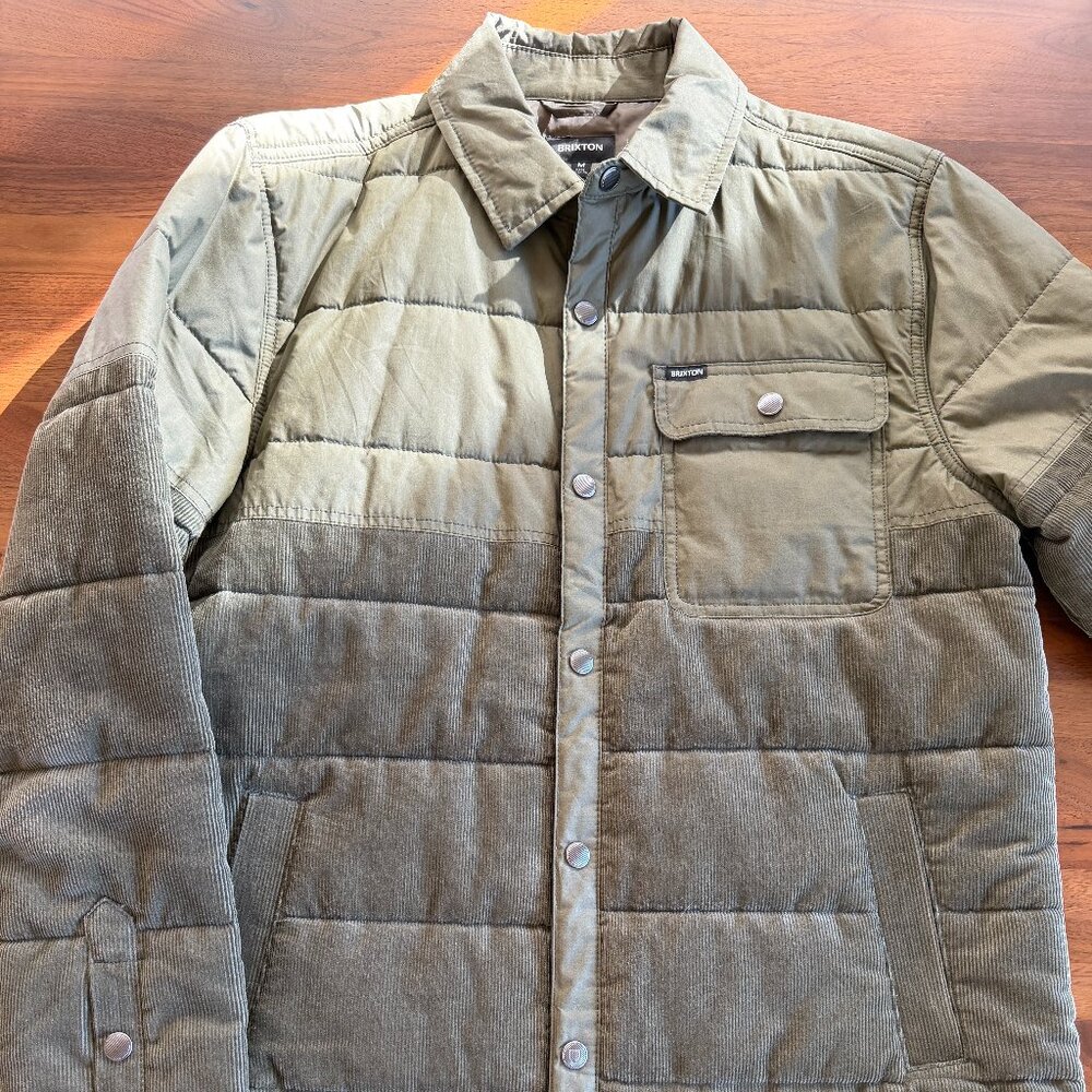 🧥 Men’s Brixton Jacket | Medium | Olive Green